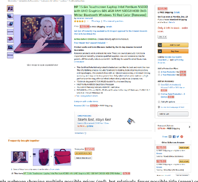 Figure 3 for CoVA: Context-aware Visual Attention for Webpage Information Extraction