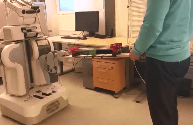 Figure 1 for A Sensorimotor Reinforcement Learning Framework for Physical Human-Robot Interaction