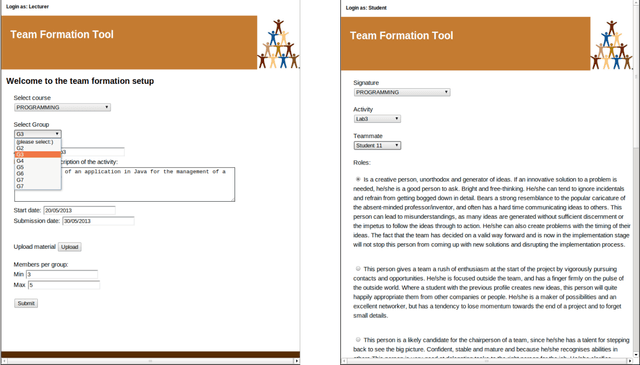 Figure 4 for An artificial intelligence tool for heterogeneous team formation in the classroom