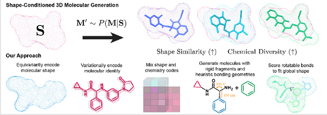 Figure 1 for Equivariant Shape-Conditioned Generation of 3D Molecules for Ligand-Based Drug Design