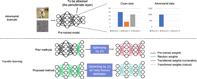 Figure 1 for Improving the Adversarial Robustness of Transfer Learning via Noisy Feature Distillation