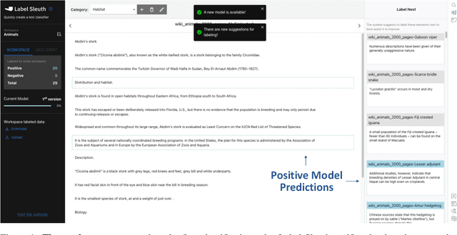 Figure 1 for Label Sleuth: From Unlabeled Text to a Classifier in a Few Hours