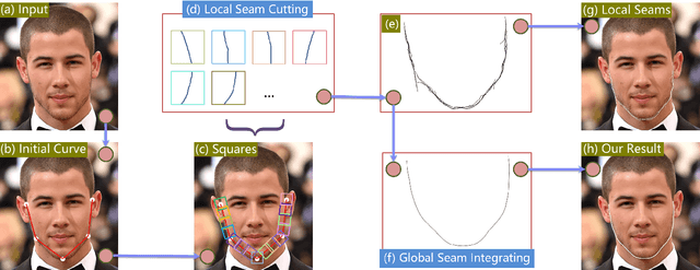 Figure 3 for L2GSCI: Local to Global Seam Cutting and Integrating for Accurate Face Contour Extraction