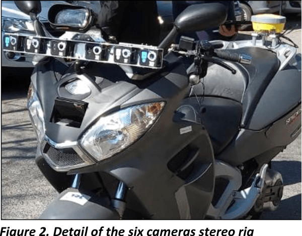 Figure 2 for Obstacle detection test in real-word traffic contexts for the purposes of motorcycle autonomous emergency braking