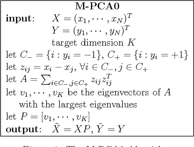 Figure 1 for Maximum Margin Principal Components
