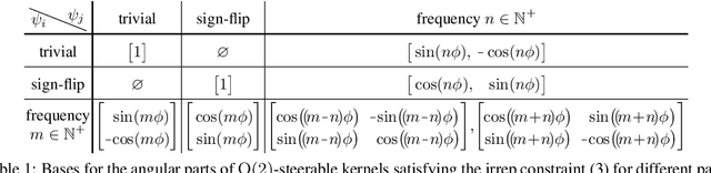 Figure 1 for General $E(2)$-Equivariant Steerable CNNs