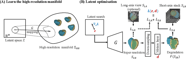 Figure 3 for Joint Motion Correction and Super Resolution for Cardiac Segmentation via Latent Optimisation