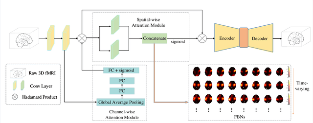 Figure 1 for Discovering Dynamic Functional Brain Networks via Spatial and Channel-wise Attention