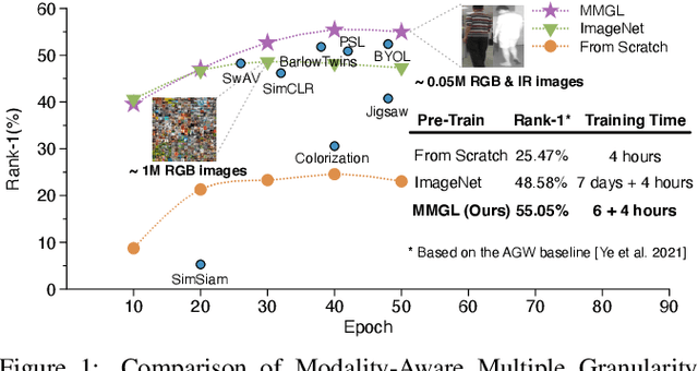 Figure 1 for Self-Supervised Modality-Aware Multiple Granularity Pre-Training for RGB-Infrared Person Re-Identification