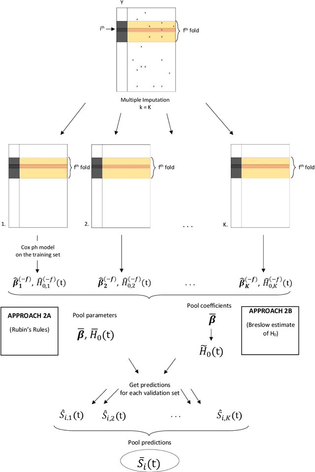 Figure 2 for Calibration of prediction rules for life-time outcomes using prognostic Cox regression survival models and multiple imputations to account for missing predictor data with cross-validatory assessment