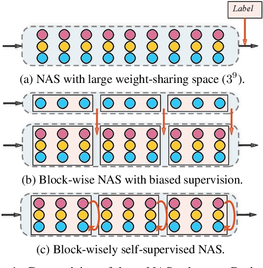 Figure 1 for BossNAS: Exploring Hybrid CNN-transformers with Block-wisely Self-supervised Neural Architecture Search