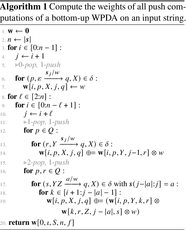 Figure 3 for Algorithms for Weighted Pushdown Automata