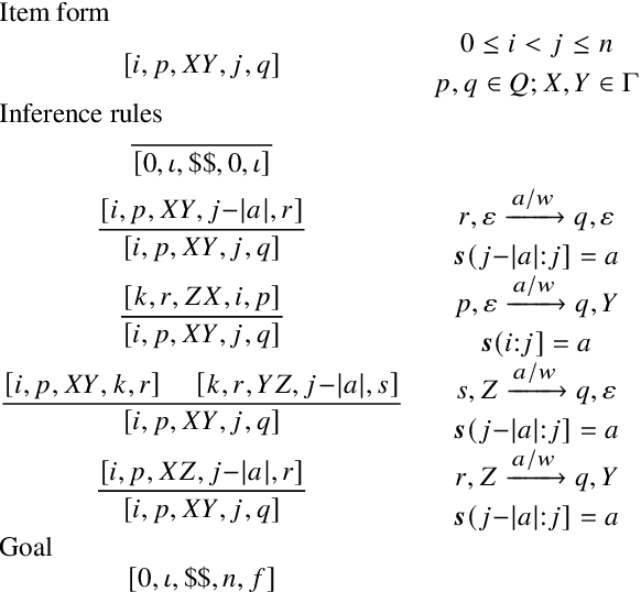 Figure 4 for Algorithms for Weighted Pushdown Automata