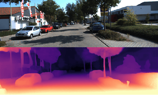 Figure 1 for ADAADepth: Adapting Data Augmentation and Attention for Self-Supervised Monocular Depth Estimation