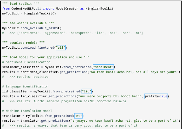 Figure 4 for CodemixedNLP: An Extensible and Open NLP Toolkit for Code-Mixing