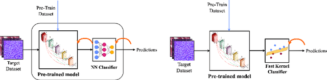 Figure 1 for Fine-tuning or top-tuning? Transfer learning with pretrained features and fast kernel methods