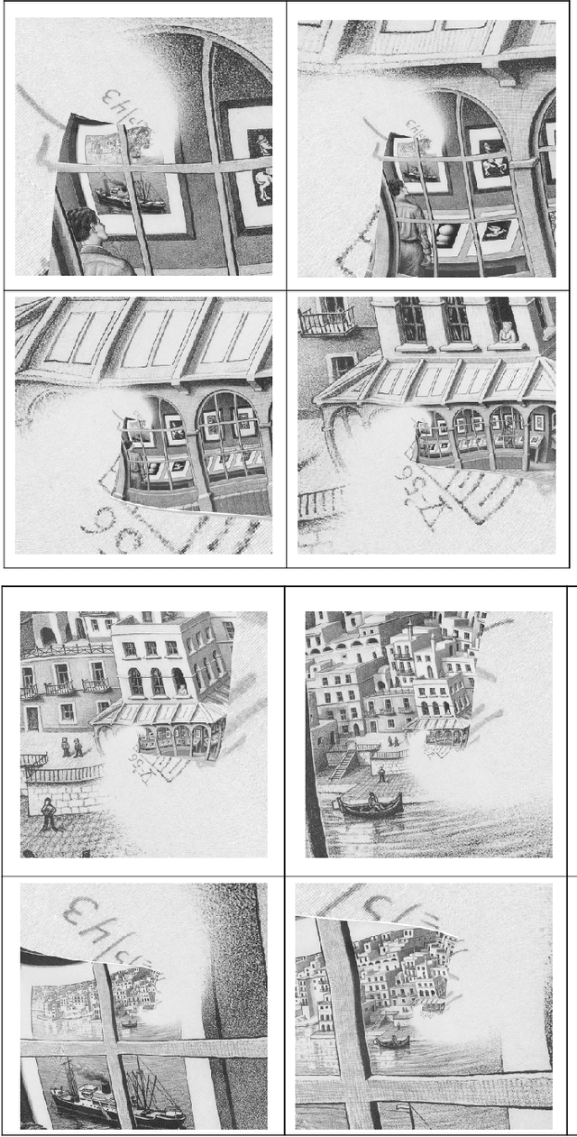 Figure 3 for Comparison of CoModGANs, LaMa and GLIDE for Art Inpainting- Completing M.C Escher's Print Gallery