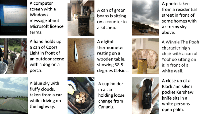 Figure 1 for Captioning Images Taken by People Who Are Blind