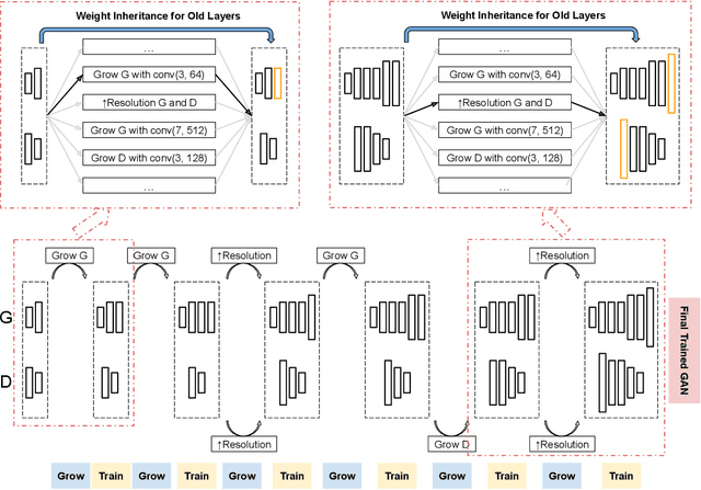 Figure 1 for Dynamically Grown Generative Adversarial Networks