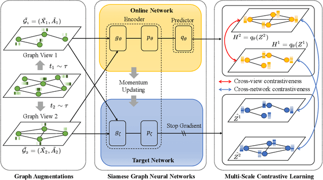 Figure 1 for Multi-Scale Contrastive Siamese Networks for Self-Supervised Graph Representation Learning