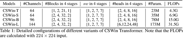 Figure 2 for CSWin Transformer: A General Vision Transformer Backbone with Cross-Shaped Windows