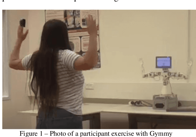 Figure 1 for Robotic Exercise Trainer: How Failures and T-HRI Levels Affect User Acceptance and Trust