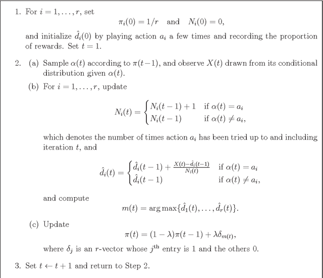 Figure 1 for On epsilon-optimality of the pursuit learning algorithm