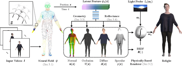 Figure 3 for Relighting4D: Neural Relightable Human from Videos