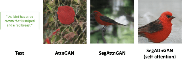Figure 1 for SegAttnGAN: Text to Image Generation with Segmentation Attention