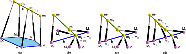Figure 3 for Self-motions of pentapods with linear platform