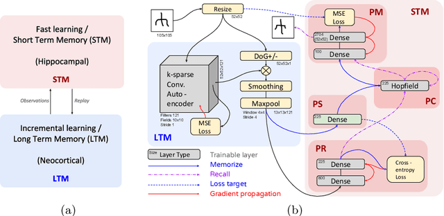 Figure 1 for Unsupervised One-shot Learning of Both Specific Instances and Generalised Classes with a Hippocampal Architecture