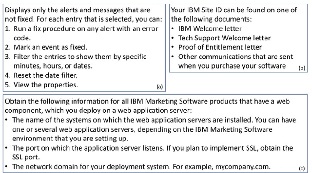 Figure 3 for Mining Procedures from Technical Support Documents