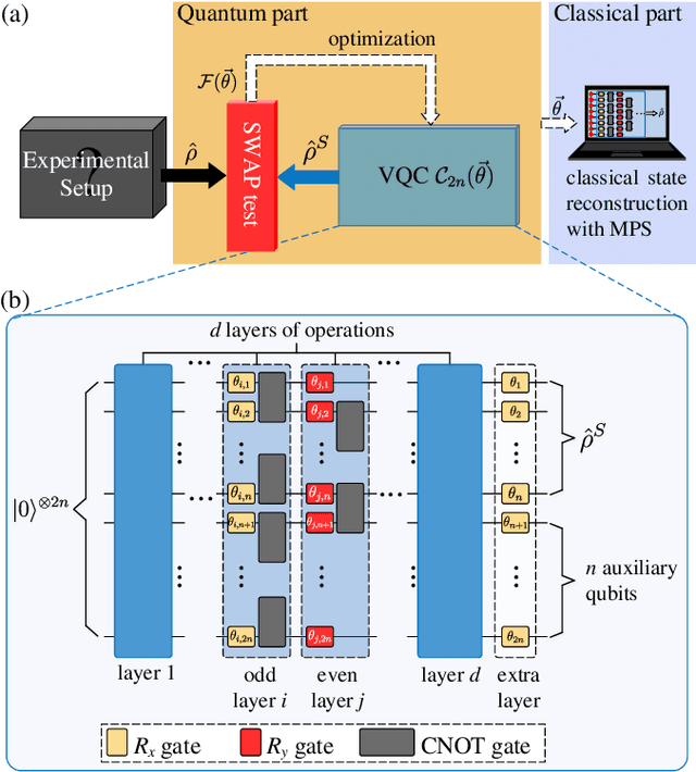 Figure 1 for Variational Quantum Circuits for Quantum State Tomography