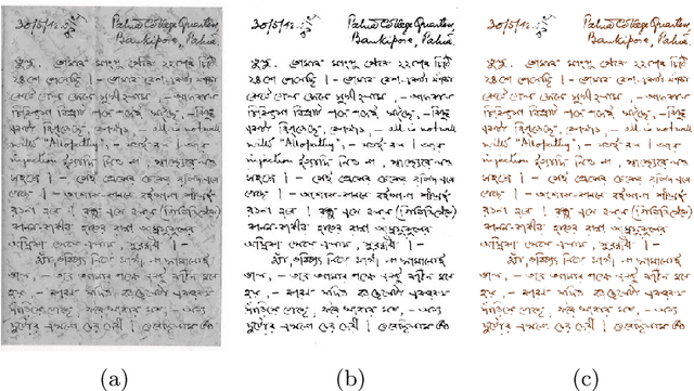 Figure 4 for Text Extraction and Restoration of Old Handwritten Documents