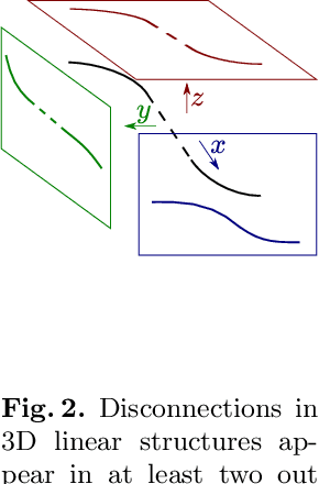 Figure 3 for Enforcing connectivity of 3D linear structures using their 2D projections