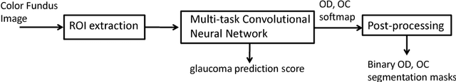 Figure 1 for A Deep Learning based Joint Segmentation and Classification Framework for Glaucoma Assesment in Retinal Color Fundus Images