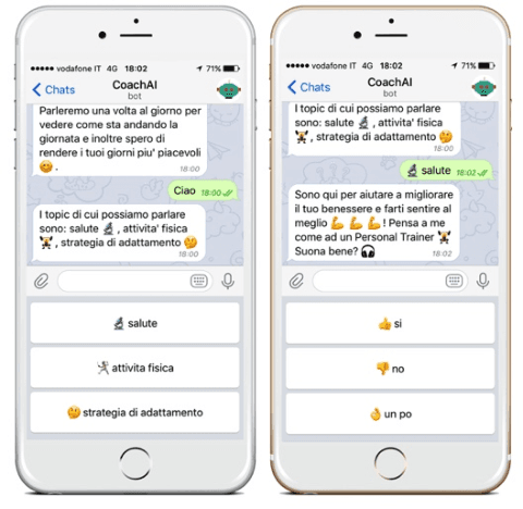 Figure 1 for Assistive System in Conversational Agent for Health Coaching: The CoachAI Approach