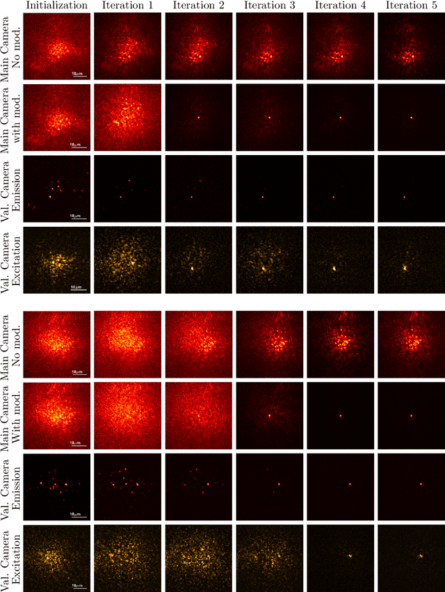 Figure 3 for Fluorescent wavefront shaping using incoherent iterative phase conjugation