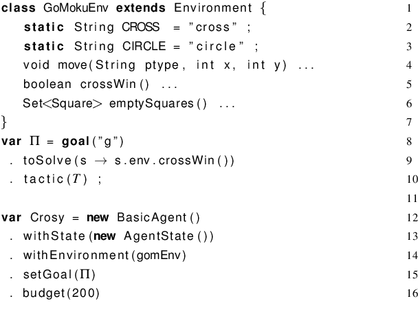 Figure 3 for Aplib: Tactical Programming of Intelligent Agents