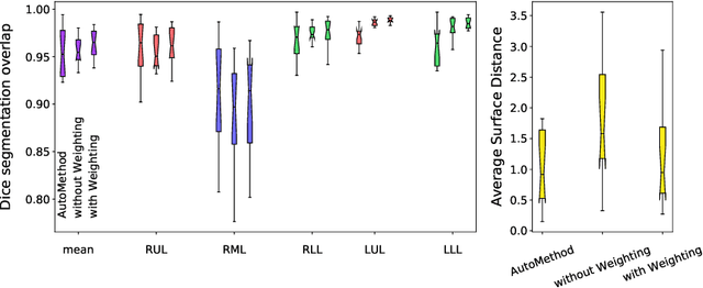 Figure 2 for Automatic segmentation of the pulmonary lobes with a 3D u-net and optimized loss function