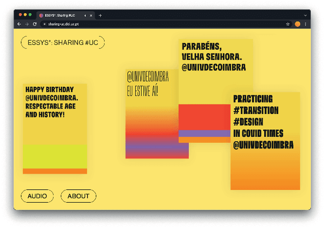 Figure 4 for ESSYS* Sharing #UC: An Emotion-driven Audiovisual Installation
