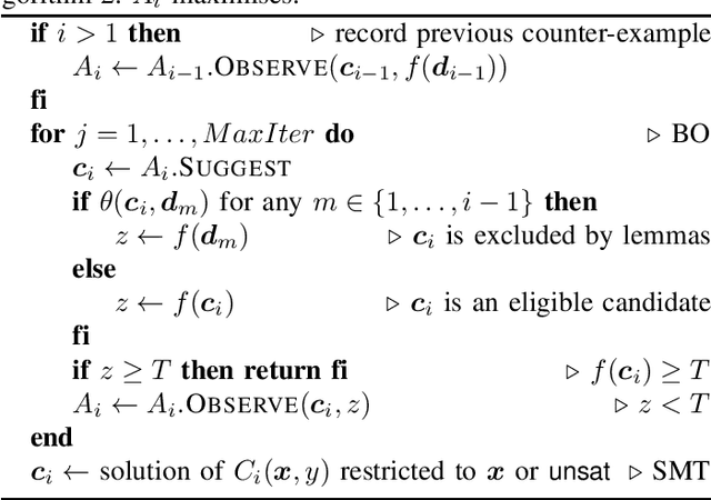 Figure 1 for Bayesian Optimisation with Formal Guarantees