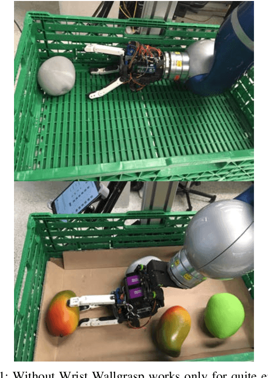 Figure 1 for CLASH WRIST -- A hardware to increase the capability of CLASH fruit gripper to use environment constraints exploration