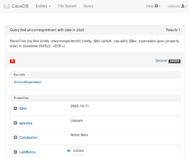Figure 1 for CaosDB - Research Data Management for Complex, Changing, and Automated Research Workflows