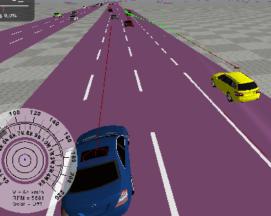 Figure 1 for Driver Assistance for Safe and Comfortable On-Ramp Merging Using Environment Models Extended through V2X Communication and Role-Based Behavior Predictions