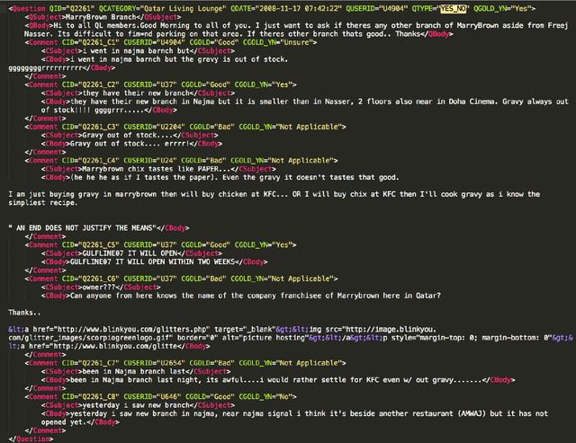Figure 1 for SemEval-2015 Task 3: Answer Selection in Community Question Answering