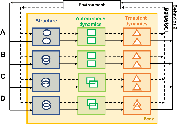 Figure 1 for Multifunctionality in embodied agents: Three levels of neural reuse