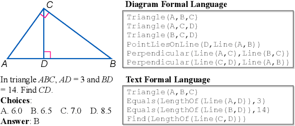 Figure 1 for Inter-GPS: Interpretable Geometry Problem Solving with Formal Language and Symbolic Reasoning