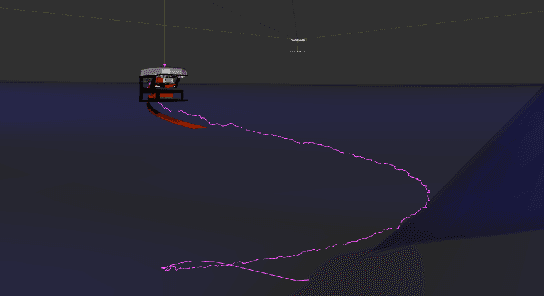 Figure 4 for A localization approach for autonomous underwater vehicles: A ROS-Gazebo framework