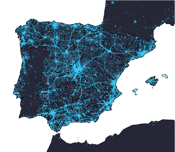 Figure 1 for Dialectometric analysis of language variation in Twitter